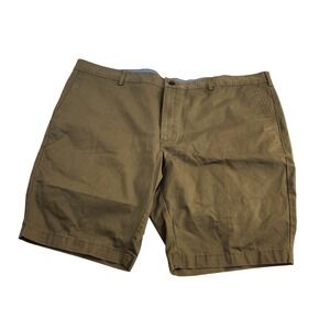 Jos. A. Bank 1905 Mens Chino Shorts Size 46 Brown Cotton Flat Front  NEW NWT
